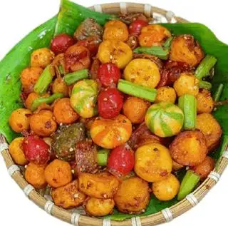 Hình ảnh cá viên chiên mẹt nhỏ 