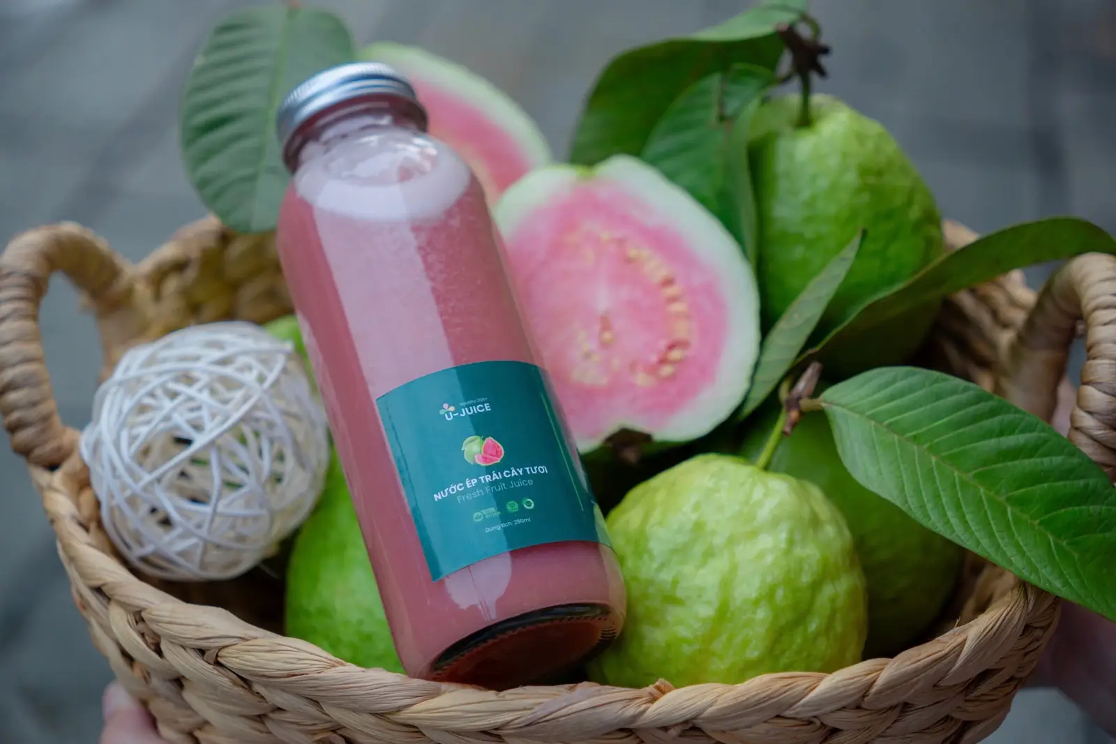 Hình ảnh E ấp - Nước ép ổi hồng