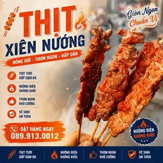 Hình ảnh Thịt xiên nuớng - Nguyên xiên 
