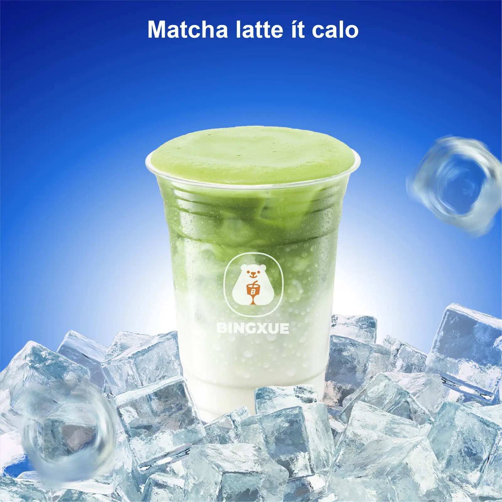 Hình ảnh Matcha Latte Ít Calo