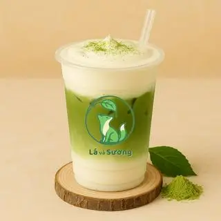 Hình ảnh Matcha latte kem muối