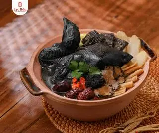 Hình ảnh Mì gà ác tần thuốc bắc 