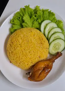 Hình ảnh Cơm đùi gà sốt tự chọn