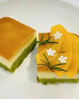 Hình ảnh Bánh Flan Gato - Matcha (Phômai)