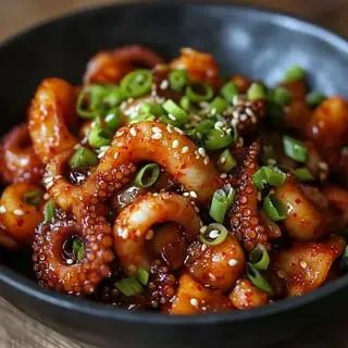 Hình ảnh Bạch tuộc xào cay