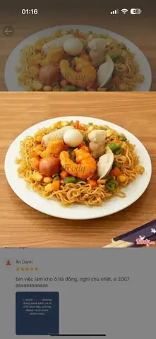 Hình ảnh Mì Trộn Đầy Đủ