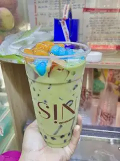 Hình ảnh Trà Sữa Thái Xanh Full topping