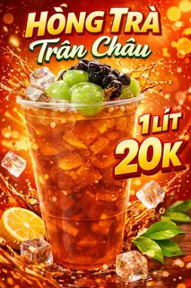 Hình ảnh hồng trà trân châu 1l3