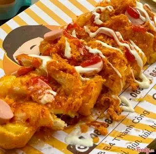 Hình ảnh Bánh mì nướng muối ớt bơ thập cẩm