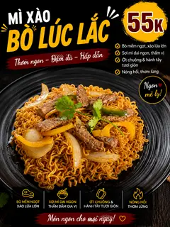Hình ảnh Mì xào bò nhúc nhíc - lúc lắc