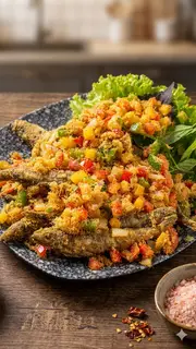 Hình ảnh Cá Trứng Xóc Muối Hồng Kong