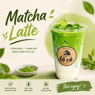 Hình ảnh Matcha Latte Đào