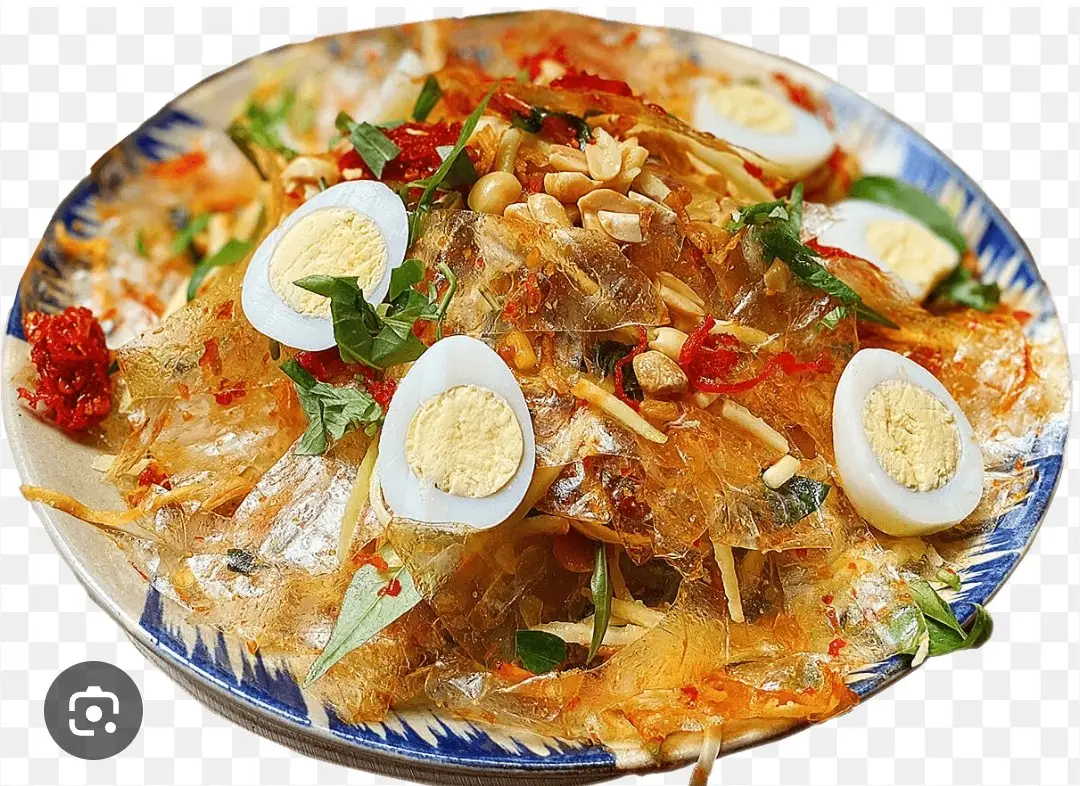 Hình ảnh bánh tráng trộn 