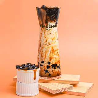 Hình ảnh Sữa tươi nướng hắc ngọc