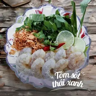 Hình ảnh Tôm sốt Thái xanh 
