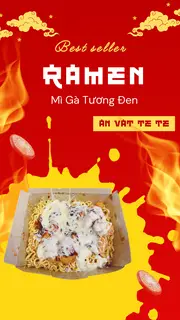 Hình ảnh (Mì-Phở-Miến) Gà Tương Đen Phô Mai