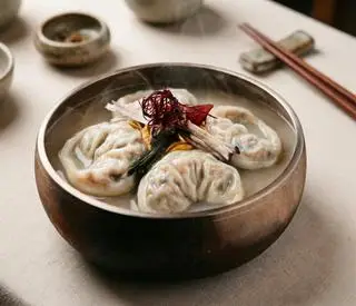 Hình ảnh Canh bánh gạo há cảo|떡만두