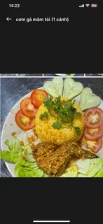 Hình ảnh Cơm gà mắm tỏi - 1 cánh