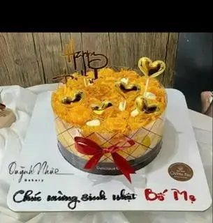 Hình ảnh bánh trứng muối trang trí trái tym