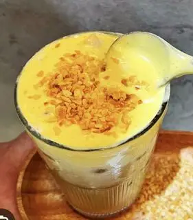 Hình ảnh Trà Sữa Kem Trứng Dừa Nướng