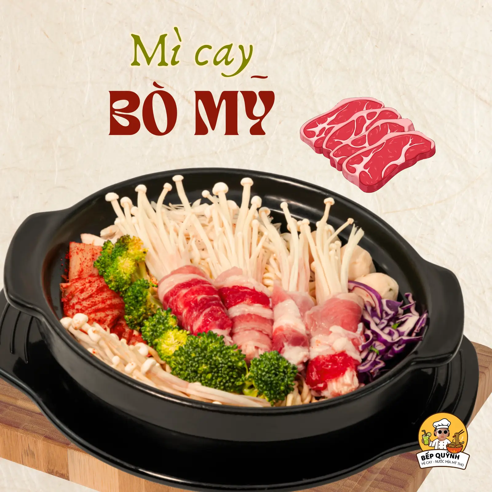 Hình ảnh Mì cay bò Mỹ
