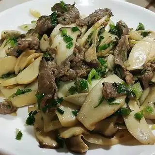 Hình ảnh bò xào nấm 