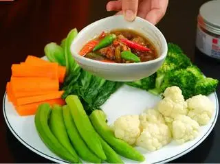 Hình ảnh Rau luộc kho quẹt