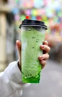 Hình ảnh Matcha dưa lứoi sữa gấu