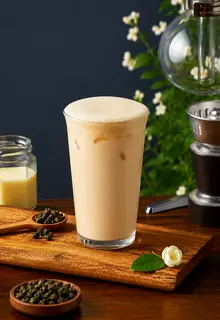 Hình ảnh Ô Long Nhài Sữa