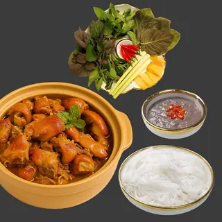 Hình ảnh Bún Giả Cầy Giò Heo Phần 1 Người