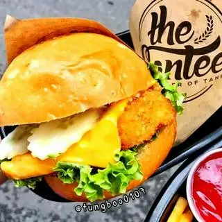 Hình ảnh Cheese hambuger gà truyền thống