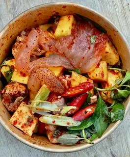 Hình ảnh Bạch tuộc sốt Thái