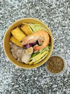 Hình ảnh Bún mắm nêm (tô vừa bụng)