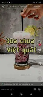 Hình ảnh Sữa chua dầm đá xay phúc bồn tử 