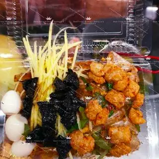 Hình ảnh Trộn Sate Khô Bò Đen + Tóp Mỡ