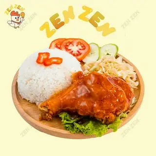 Hình ảnh Cơm gà sốt vị tiêu đen