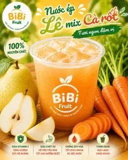Hình ảnh Nước ép lê - Cà rốt