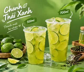 Hình ảnh Trà Chanh Thái xanh 700ml