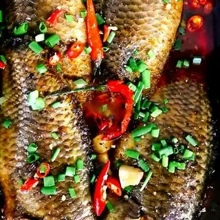 Hình ảnh Cơm cá rô kho
