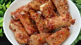 Hình ảnh Sườn Non Chiên Sả Ớt