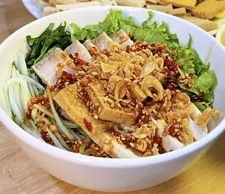 Hình ảnh Bún nước tương đậu thịt