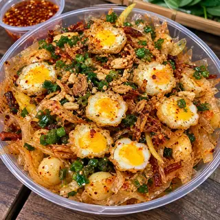 Hình ảnh bánh tránh mỡ hành