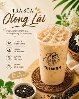 Hình ảnh Trà sữa olong lài 