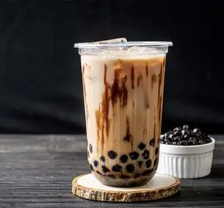 Hình ảnh Trà sữa nướng (món ngon Pozza Panda Tea)