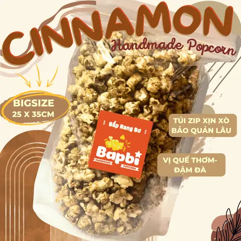 Hình ảnh Bắp Rang Bơ Cinnamon (Quế đường) Bigsize