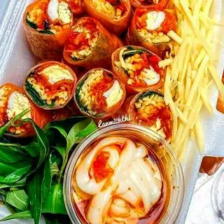 Hình ảnh Bánh tráng cuộn bơ