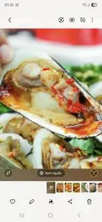 Hình ảnh Sò dẹo nướng mắm ớt
