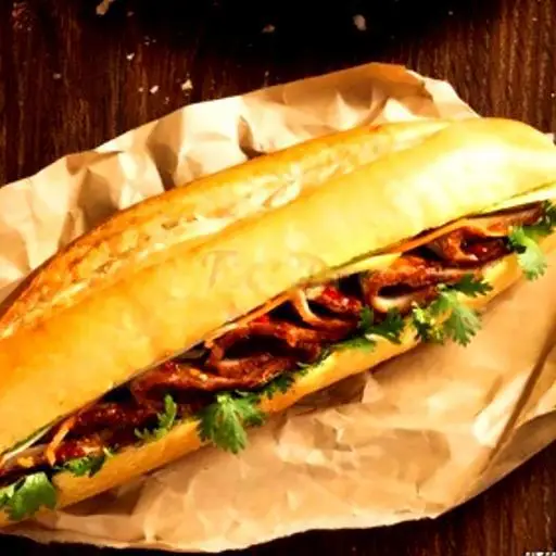 Hình ảnh Bánh mì xá xíu