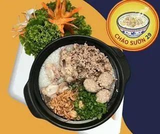 Hình ảnh Cháo thịt bằm - bò viên - sườn