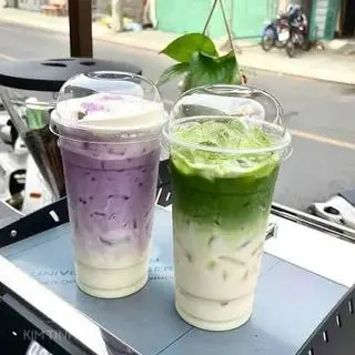 Hình ảnh matcha latte khoai môn